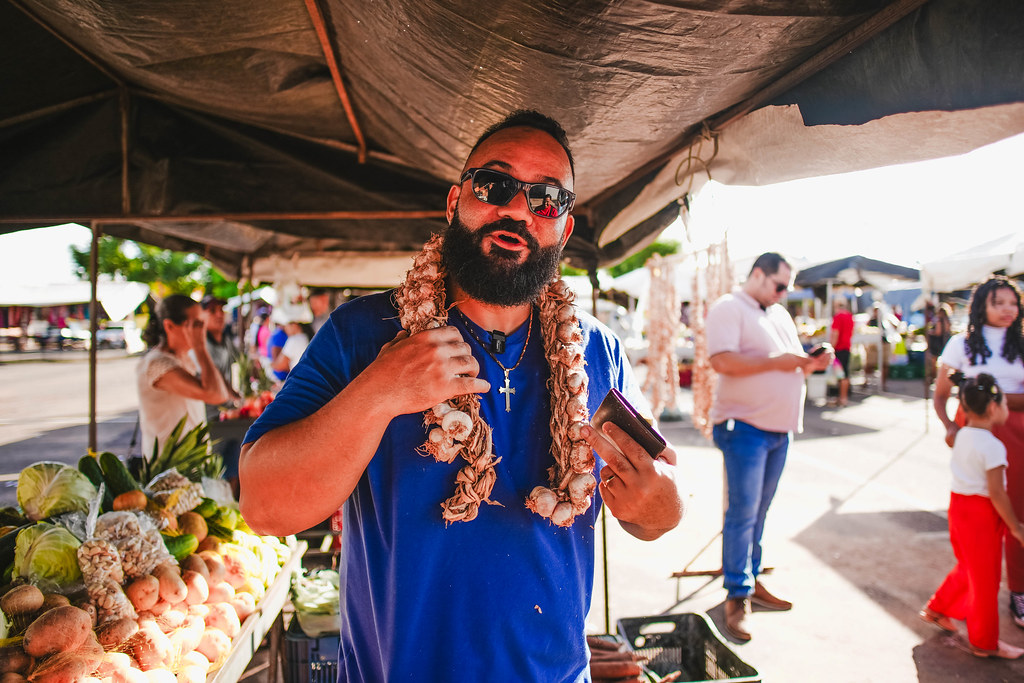 Leandro na feira de Cotegipe